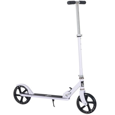 Aosom Kids Foldable Kick Scooter with Adjustable Height, Soft Textured Handles, Wide Deck, Brakes for Ages 3-8, 29.5" H - 39" H