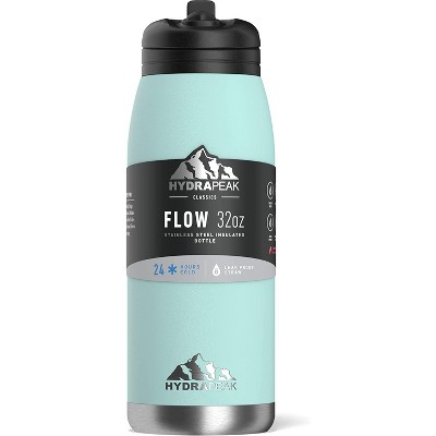 Hydrapeak Flow 32 oz Stainless Insulated Bottle Leak Proof Straw