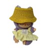 Doll Clothes Superstore Sunny Yellow Bunny Dress with Accessories for 17.5 cm Labubu Dolls - 3 of 4