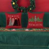 Christmas Pillow Covers 18x18 Inch Set of 2 Trees Red - 4 of 4