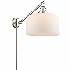 Bell - 1 Light Swing Arm Wall Sconce In Industrial Style-13 Inches Tall and 12 Inches Wide - 1 of 1