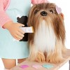 Our Generation Lhasa Apso Puppy 6" Hair Play Pet Dog Plush - image 4 of 4