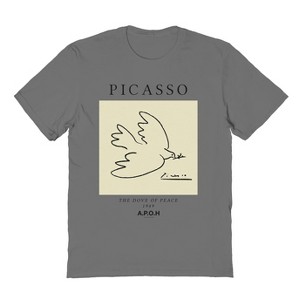 APOH Men's The Dove Of Peace Short Sleeve Graphic Cotton T-Shirt - 1 of 3