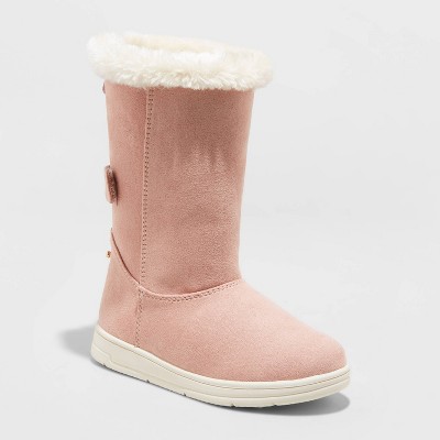girls shearling boots