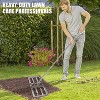 Coucheta Lawn Leveling Rake, Heavy Duty Ground Leveler with Long Stainless Steel Handle, Lawn Leveler Garden Leveler for Yard, Backyard, Dirt Ground - 4 of 4