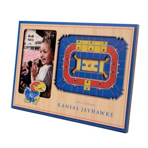 4" x 6" NCAA Kansas Jayhawks 3D StadiumViews Picture Frame - 1 of 4