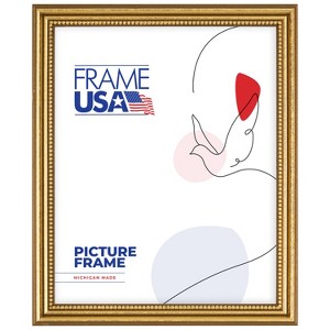 American Value Thin 803 Gold Single Image Picture Frame - 1 of 4