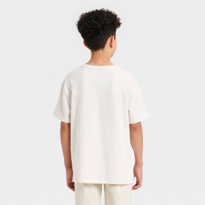 Art Class Boys' Oversized Short Sleeve T-Shirt - art class™ White L — фото 2