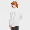 Girls' Oversized 'nice List' Crewneck Sweatshirt - Art Class™ White : Target