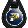 Pace University Primary Logo Black Leather Keychain - 3 of 4