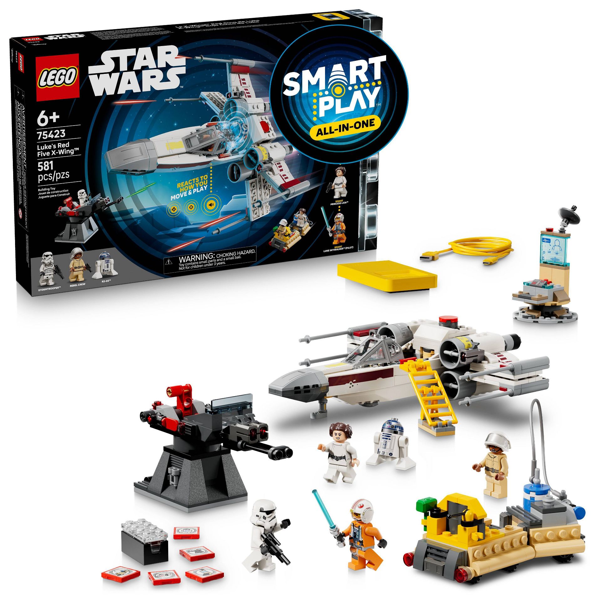 LEGO Star Wars SMART Play: Luke’s Red Five X-Wing 75423