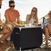 Costway Portable BBQ Aluminum Camping Table Kitchen Cook Station w/ Storage Organizer - 2 of 4