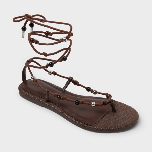 Sandalias Leni con Cuentas para Mujer - Universal Thread™ Marrón