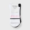 Women's Icon Cushioned Ribbed 2pk Mid Crew Socks - 4-10 - 2 of 3