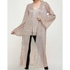 Women's Long Sequin Cardigan - CARAMELA - 2 of 4