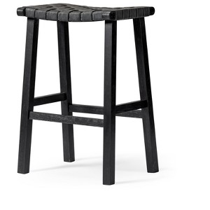 Maven Lane Noah Backless Vegan Leather Bar Height Bar Stool - 1 of 4