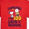 Men's - Peanuts - Dancing For 100 Days Of School Short Sleeve Graphic T-Shirt - 2 of 4