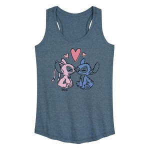 Women's - Disney - Lilo & Stitch Graphic Racerback Tank - 1 of 4