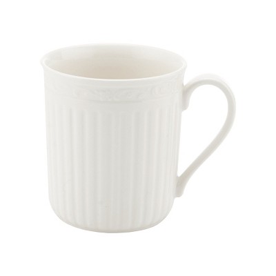 Italian Countryside White Porcelain 16-Piece Dinnerware Set, Service for 4