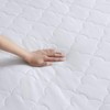 SEVOBAL Mattresses Cotton Percale Quilted Mattress Pad with Moisture Wicking and Plush Comfort for Bedroom, White, 84"*72"*0.8" - 2 of 4