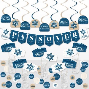 Big Dot of Happiness Happy Passover - Pesach Jewish Holiday Party Supplies Decoration Kit - Decor Galore Party Pack - 51 Pieces - 1 of 4