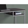 Vynxaria Modern 48" Brown Laminate Computer Desk Grey Metal Frame for Home Office Laptop Work - 3 of 4