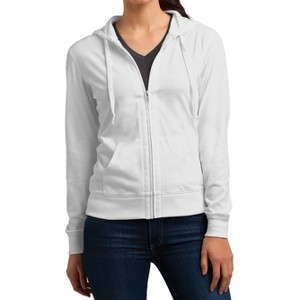 Mafoose Women's Juniors Jersey Full-Zip Hoodie - 1 of 4