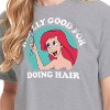 Women's - Disney Princess - Ariel Good For Doing Hair Cropped Graphic T-Shirt - 2 of 4