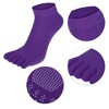 Unique Bargains Sticky Five Finger Socks 4 Pair - 3 of 4