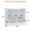 ODK Stylish Wooden Toy Shelf, Toy Storage and Organization Shelf, Double-Layer Children's Bookshelf, Ideal for Game Rooms and Corridors - 2 of 4