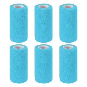 Unique Bargains Self-Adhesive Elastic Breathable Athletic Tapes 6 Rolls - 1 of 4