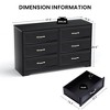 NicBex Metal Handles Modern Storage Dresser with Drawers for Bedroom & Living Room - 3 of 4