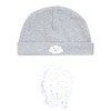 Hudson Baby Cotton Cap and Scratch Mitten Set, Sunshine And Clouds, 0-6 Months - 3 of 4
