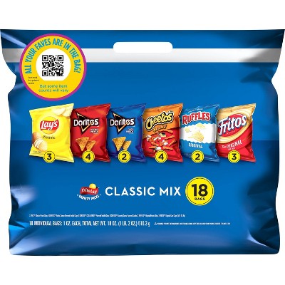 Frito-Lay Variety Pack Classic Mix - 18ct