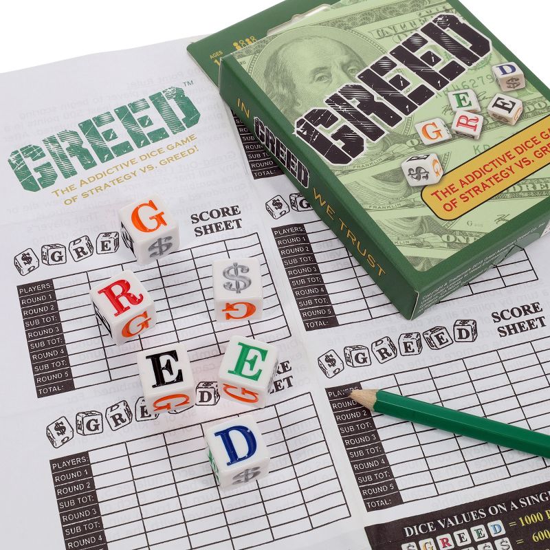 TDC Games Greed Dice Game, 4 of 9