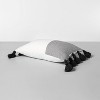 14" x 20" Textured Colorblock Lumbar Pillow - Hearth & Hand™ with Magnolia - image 2 of 4