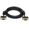 Monoprice Ultra Slim SVGA Super VGA Male to Male Monitor Cable - 10 Feet With Ferrites | 30/32AWG, Gold Plated Connector - image 2 of 4