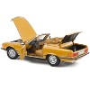 1975 Mercedes-Benz 450 SL Convertible Cayenne Orange with Black Top 1/18 Diecast Model Car by Norev - 3 of 4