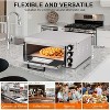 coucheta Countertop Pizza Oven, Stainless Steel Electric Pizza Maker with Dual Heating Tubes, for Home Restaurant - 3 of 4