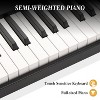 Piano Keyboard 88 Keys Semi-weighted, Full-Size Electric Keyboard Piano for Beginners,Portable Keyboard with Stand,Headphones,Sustain Pedal,Handbag - 3 of 4