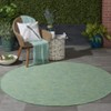 Nourison Positano Solid Indoor Outdoor Rug - 2 of 4