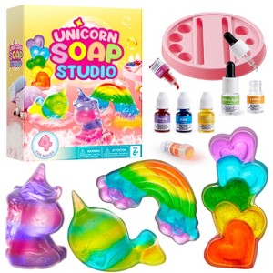 Joyfy Unicorn DIY Soap Making Kit - Create Your Own Soap with 4 Molds, DIY Science Kit for Kids, STEM Activity Birthday Gift for Girls Boys Age 6+ - 1 of 4