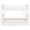 Luxystar Full over Full Bunk Bed with Twin Size Trundle and Ladder for Kids' Rooms and Guest rooms - 4 of 4