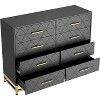 Jojoka TrailBlaze 8 Drawer Dresser TV Stand Modern Wood Storage Chest with Metal Handles for Bedroom Living Room and Hallway Organizer - 2 of 4