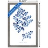 Trends International Jean Plout - Indigo Botanical Adiantum Assimle Framed Wall Poster Prints - 3 of 4