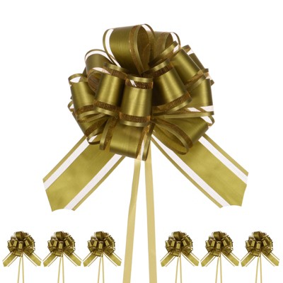 Unique Bargains Plastic Glossy Appearance Waterproof Gift Wrapping Pull Bows 20 Pcs