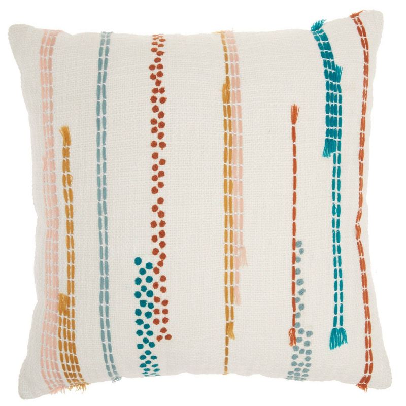 Life Styles Woven Patches Throw Pillow - Mina Victory, 1 of 10