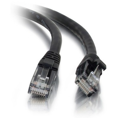 C2G 14ft Cat5e Snagless Unshielded (UTP) Network Patch Ethernet Cable-Black - Category 5e for Network Device - RJ-45 Male - RJ-45 Male - 14ft - Black
