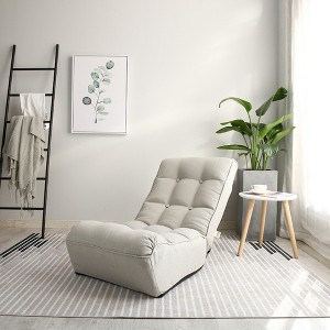 GlasFlength Accent Chairs Modern Lounge Chair with Streamlined Comfort for Living Room or Reading Nook, Gray,41.3”*23.6”*29" - 1 of 4