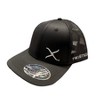 Twisted X Mens Adjustable Snapback Mesh Cap Hat (Black) - 2 of 2